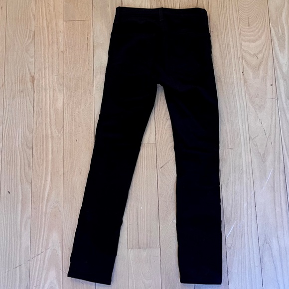 Rag & Bone Dojo High Waist Velvet Ankle Skinny Pants in Black in Size 24 - Picture 6 of 6